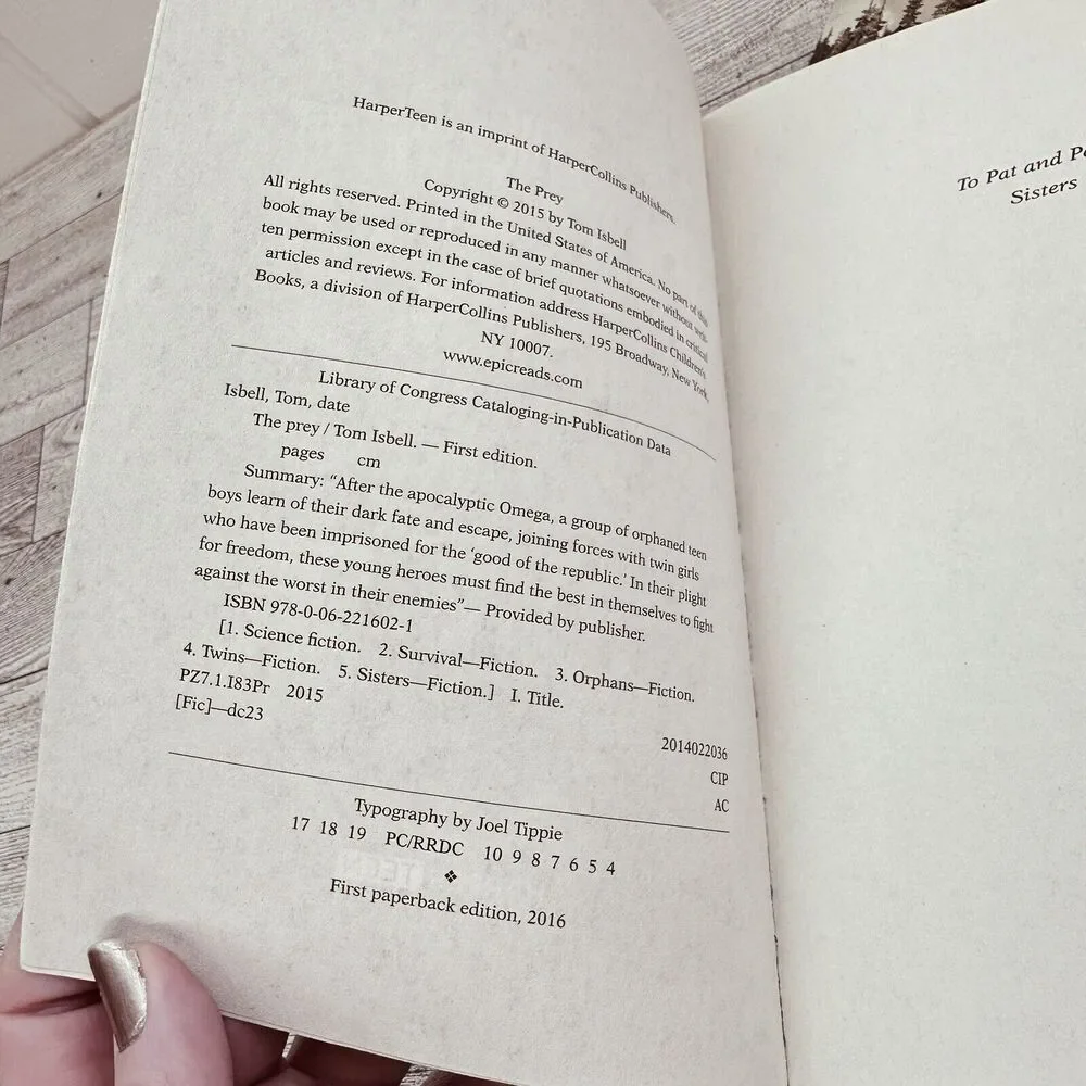 Book prey capture